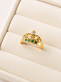Anillo Quinceañera Oro 18K Nacional Talla 6 | 2.5 g