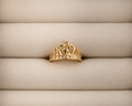 Anillo 2 Corona de 15 Años en Oro 18K Nacional – Diseño Clásico Elegante