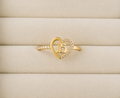Anillo Corazón 15 Años en Oro 18K Nacional – Talla 7 – 2,04 Gramos