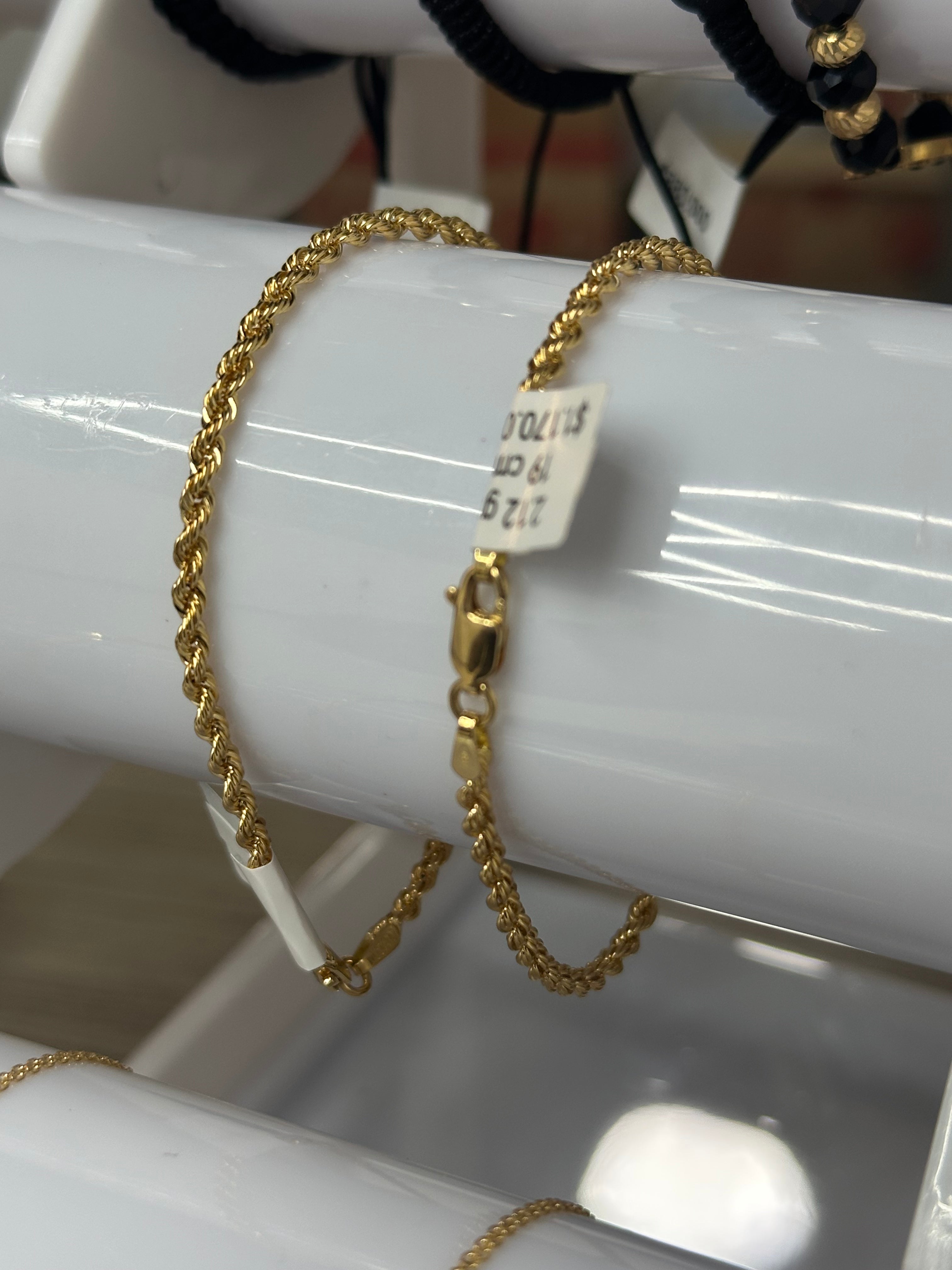 Pulsera Tejido Lazo (San Francisco) en Oro Italiano 18K ✨