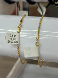 Pulsera Tejido Lazo (San Francisco) en Oro Italiano 18K ✨