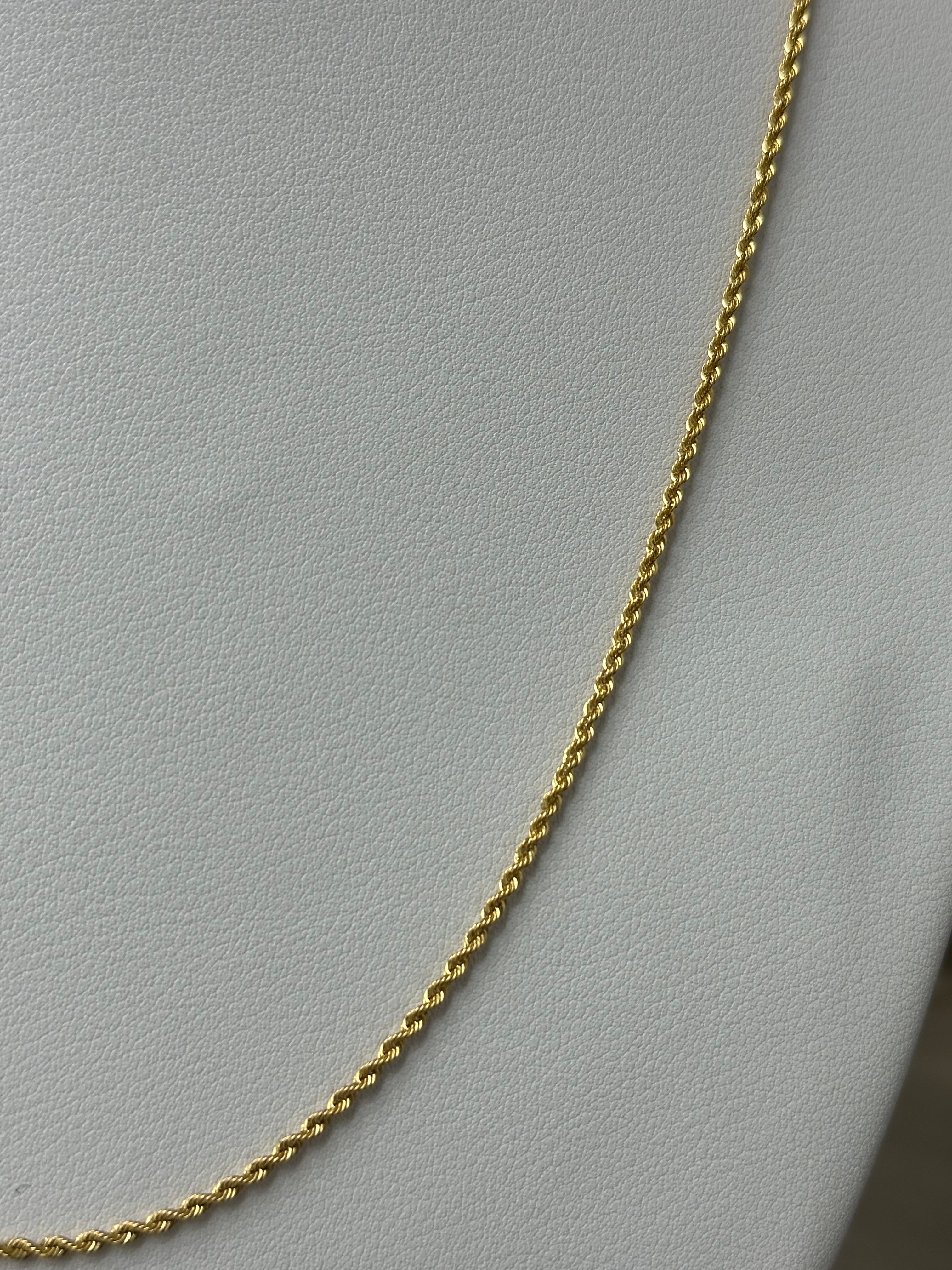 Cadena Tejido Lazo - Oro 18k - 60 cm