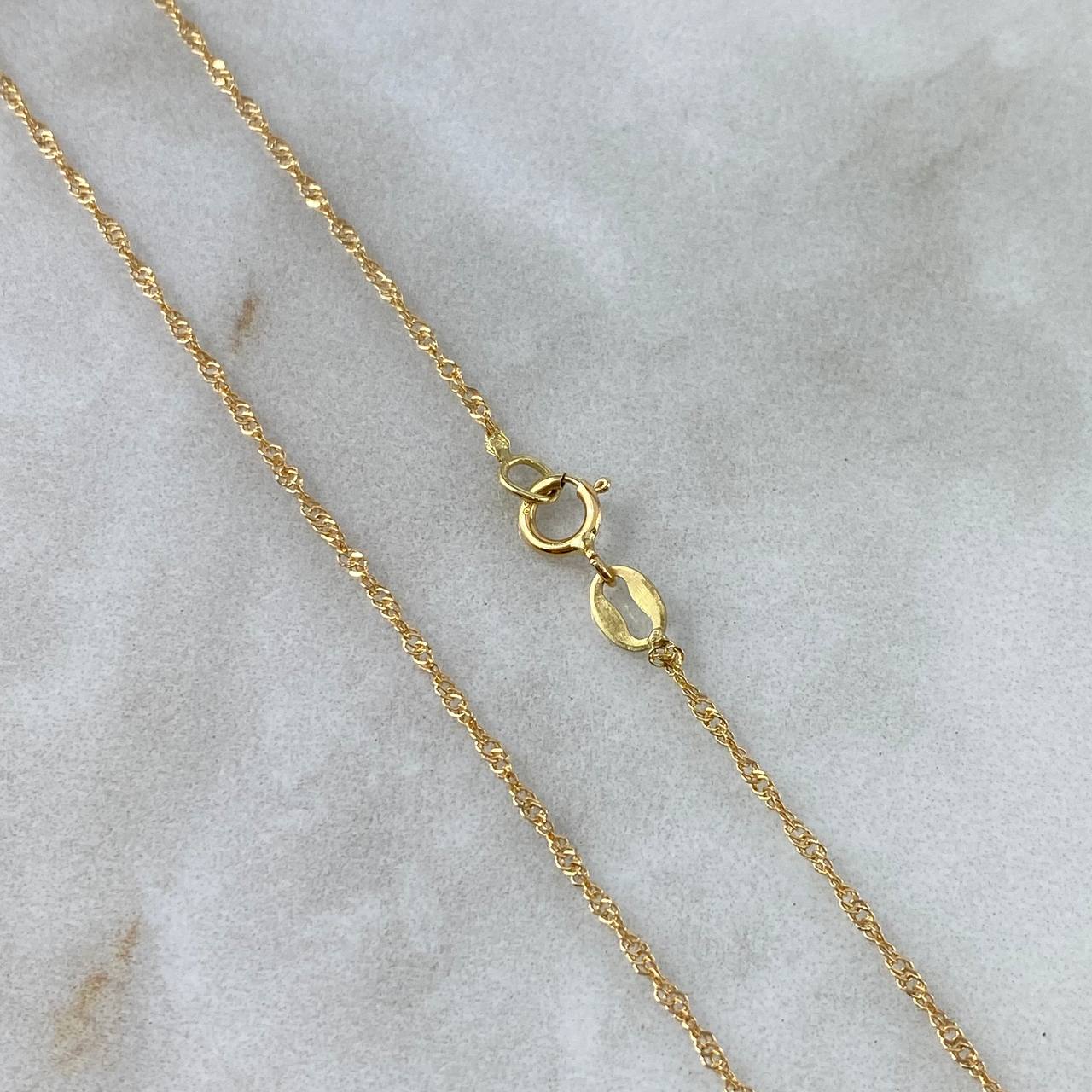 Cadena Singapur Italiana en Oro 18K | 58 cm | 2.1gr