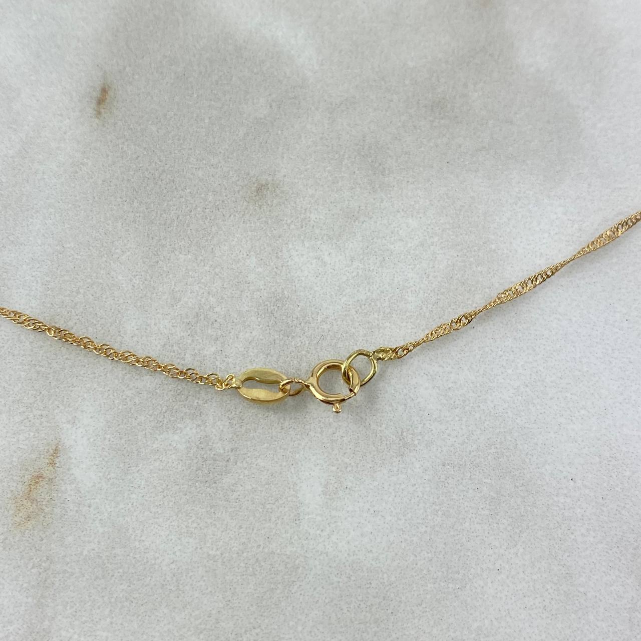 Cadena Singapur Italiana en Oro 18K | 58 cm | 2.1gr